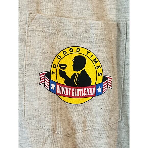 Rowdy Gentleman President John F. Kennedy Mens Pocket T Shirt 2XL - Picture 3 of 7